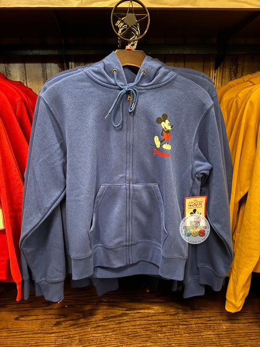 DLR - Classic Mickey “Disneyland Resort” Royal Blue Hoodie Zip Jacket (Adult)