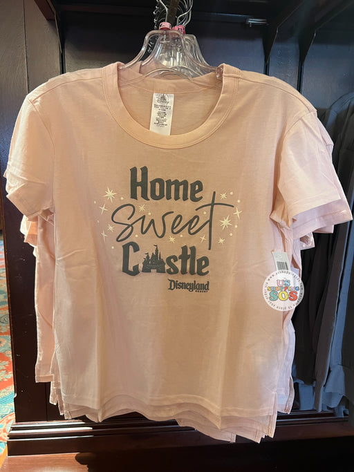 DLR - “Home Sweet Castle Disneyland Resort” Soft Pink Tee (Adult)