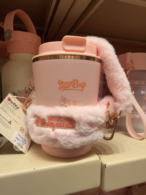 HKDL - LinaBell Stainless Steel Tumbler with Fluffy Strap Carrier Bag