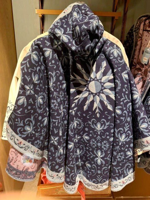 DLP - 2026 World of Frozen x Arendelle Pattern Poncho for Adults