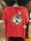 DLR/WDW - Mickey Baseball Player Park Logo Red Graphic Tee (Adult)