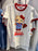 Universal Studios - Hello Kitty Chucky - White Red Ringer T-shirt (Adult)