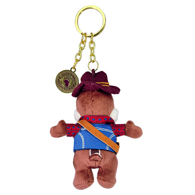 HKDL - 2026 Chip & Dale Grizzly Gulch Collection x Chip Plush Keychain