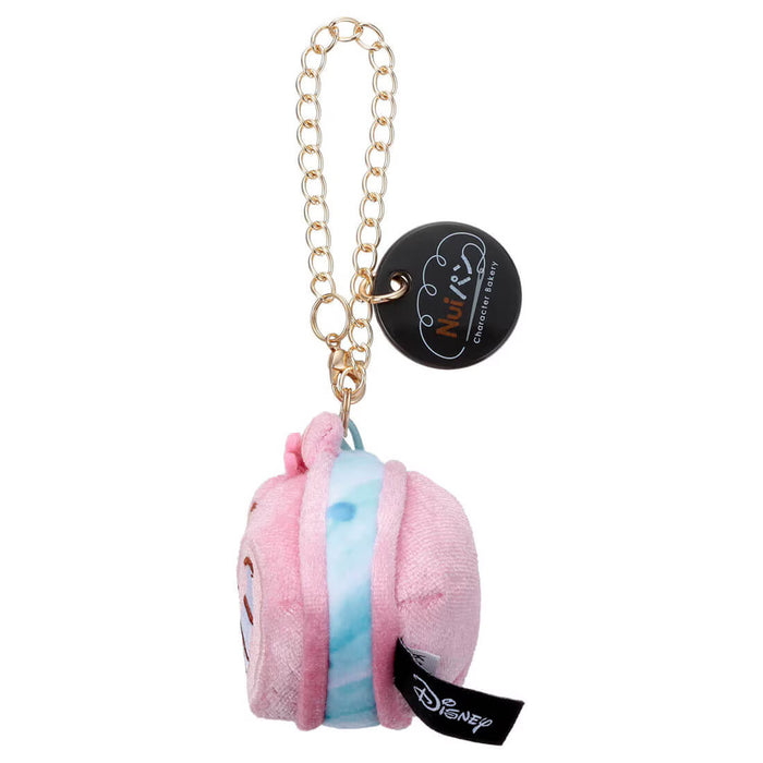 Japan Takara Tomy - Nui Pan Plush Keychain,  Strawberry Chocolate Macaron Cheshire Cat