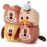 Japan Takara Tomy - Nui Pan Plush Toy Size S,  Pull-Apart Bread - Mickey Mouse, Minnie Mouse, Donald Duck, Pluto