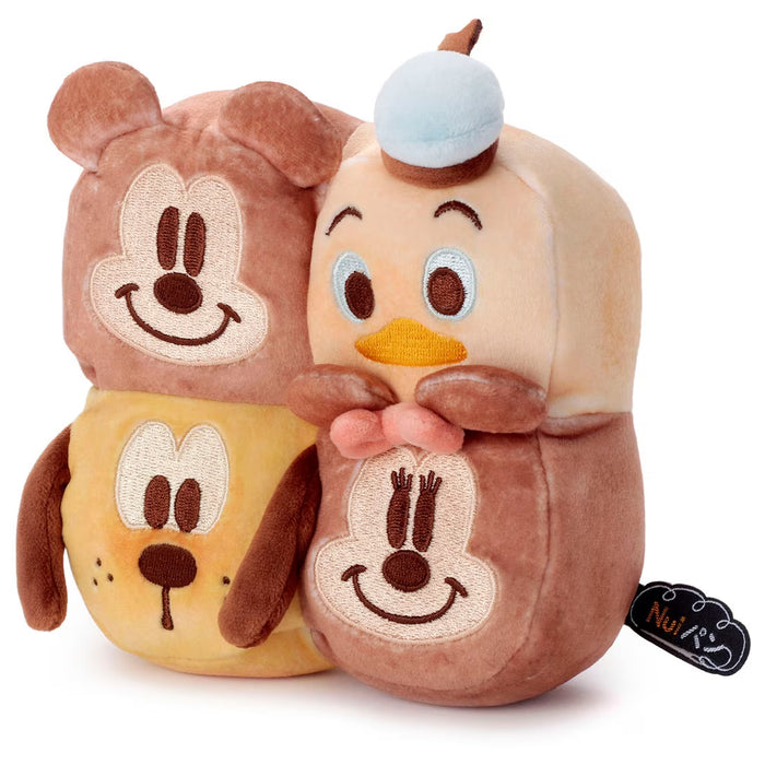 Japan Takara Tomy - Nui Pan Plush Toy Size S,  Pull-Apart Bread - Mickey Mouse, Minnie Mouse, Donald Duck, Pluto