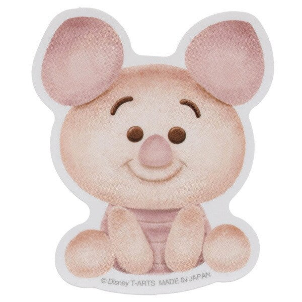 Japan Takara Tomy - Nui Pan Character Bun Winnie the Pooh & Friends Set of 3 Stickers (Release Date: Aug 6, 2025)