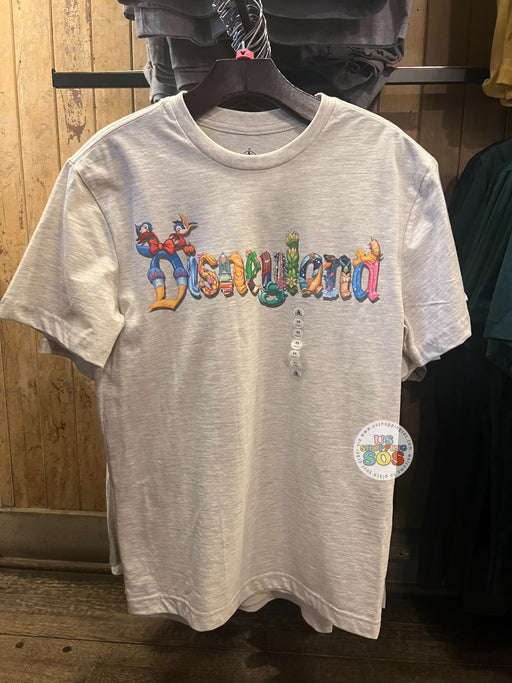 DLR/WDW - Disney Princess in Park Logo Light Grey Graphic Tee (Adult)