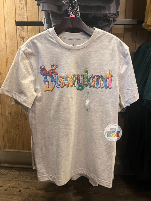 DLR/WDW - Disney Princess in Park Logo Light Grey Graphic Tee (Adult)