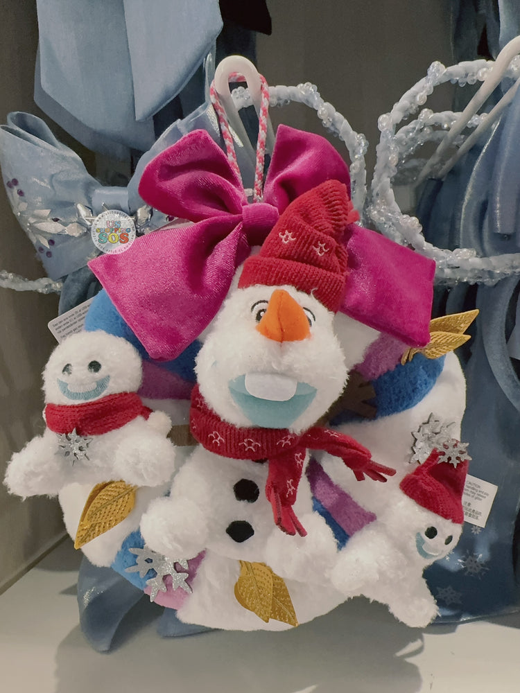 HKDL - 2025 World of Frozen x Olaf & Snowgies Plush Wreath