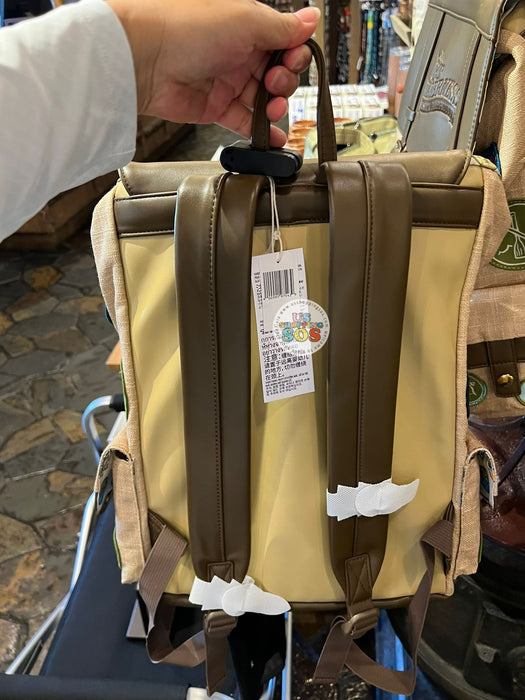 WDW - Disney’s Fort Wilderness Resort & Campground - Loungefly Patches Olive/Light Beige Camping Backpack