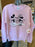 DLR/WDW - Mickey & Minnie Park Logo Baby Pink Pullover (Adult)