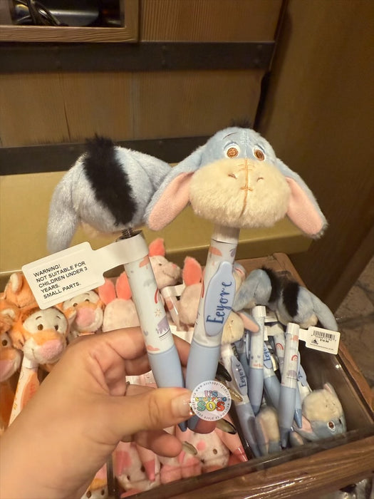 DLR/WDW - Winnie the Pooh - Eeyore Face Icon Plush Pen