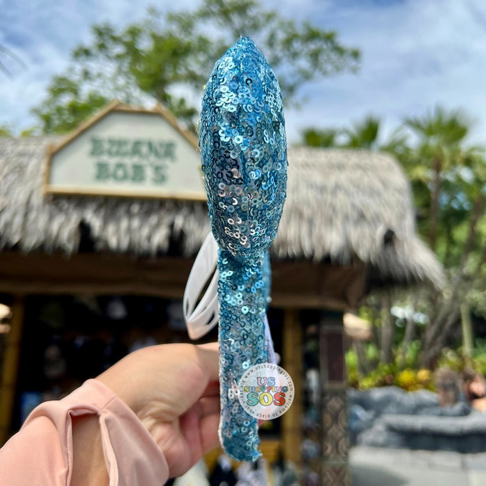 WDW - Walt Disney World Marquee Sky Blue Sequin Ear Headband