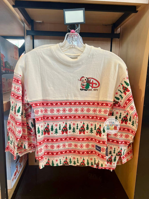 DLR/WDW - Christmas 2025 - Spirit Jersey Castle Christmas Cream Pullover (Youth)