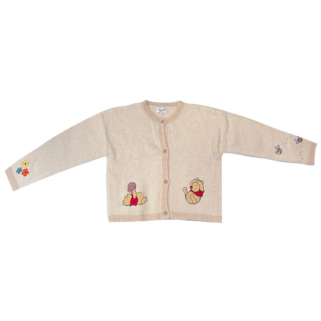 HKDL - White Winnie the Pooh Knitted Jacket for Women