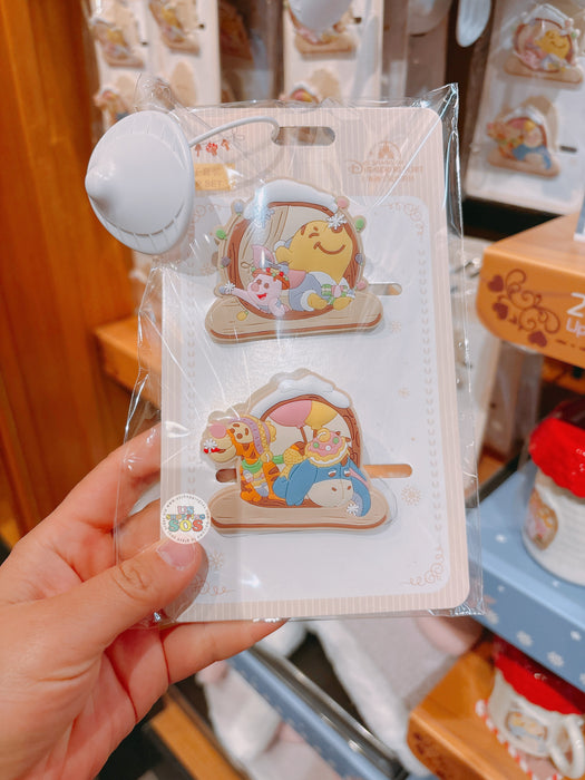 SHDL - 2025 Winnie the Pooh & Friends Winter Collection x Winnie the Pooh & Friends Hair Clips Set of 2