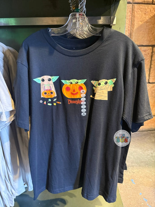 DLR/WDW - Halloween 2026 - Star Wars Grogu Black Graphic Tee (Kids)