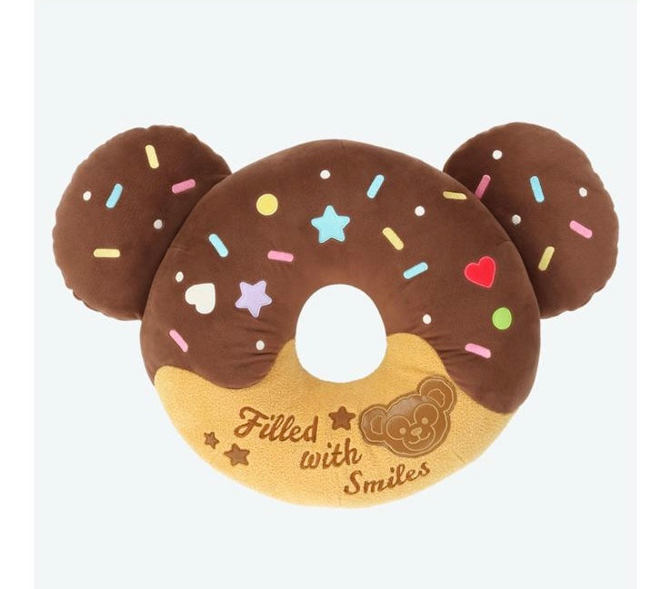 TDR - Duffy & Friends "Filled with Joy" Collection x Chocolate Donut Shaped Cushion (Release Date: July 3, 2025)