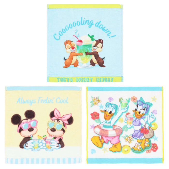 TDR - 2026 Mickey & Friends "Hello Hello Summer!!" Collection x Mini Towels Set of 3 (Release Date: Jun 11, 2026)
