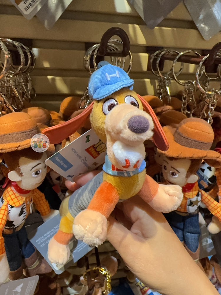 HKDL - Toy Story Slinky Dog with Baseball Plush Keychain