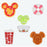 TDR - House Work Toy Set (Mickey pizza, little green buns, ukiwa man, Mickey waffles, and drinks)