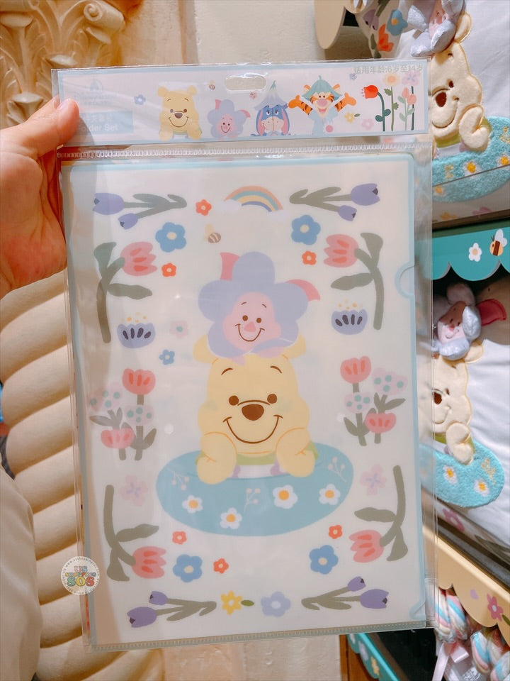SHDL - Winnie the Pooh & Friends Summer 2024 Collection x Winnie the Pooh & Friends Clear Folders Set