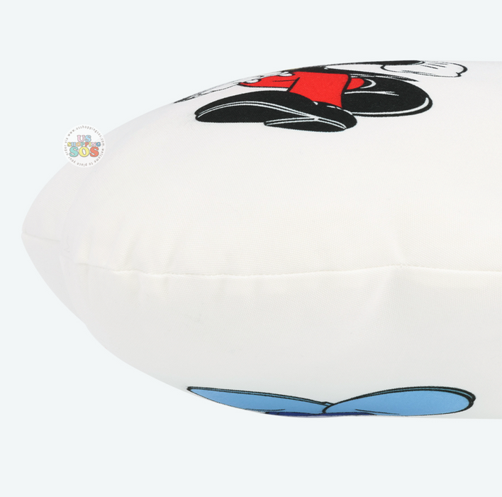 TDR - Mickey Mouse Tokyo Disneyland & Tokyo Disney Sea Logos 2 Sided Cushion (Release Date: Jan 22, 2026)