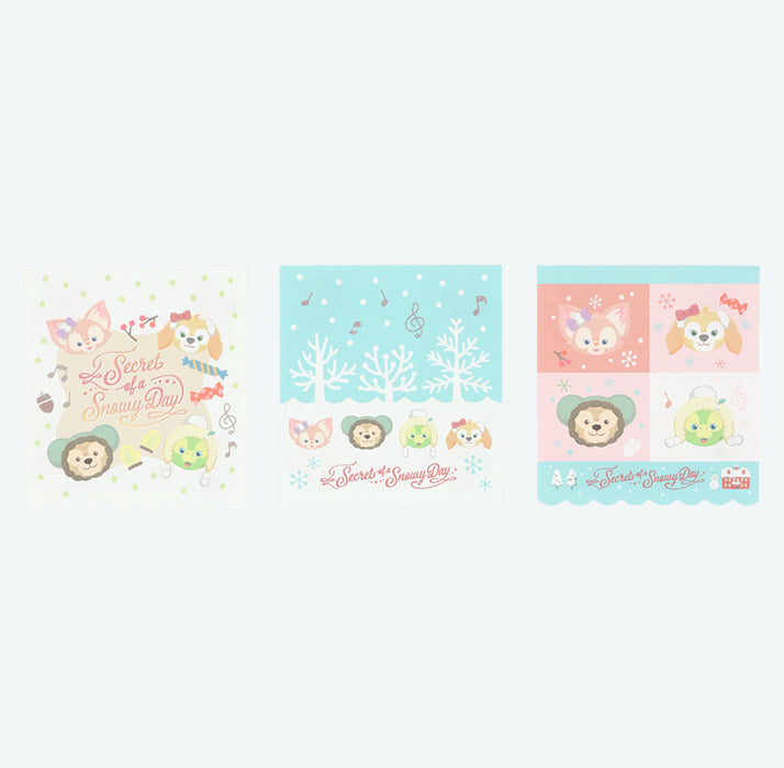 TDR - Duffy & Friends "Secret Of a Snowy Day" Collection x Memo/Sticky Note Pads Set of 3 (Release Date: Nov 4, 2025)