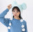 TDR - Dreamy Pastel Baby Blue Mickey Mouse Fan Cap with Pom Pom For Adults (Release Date: Dec 4, 2025)