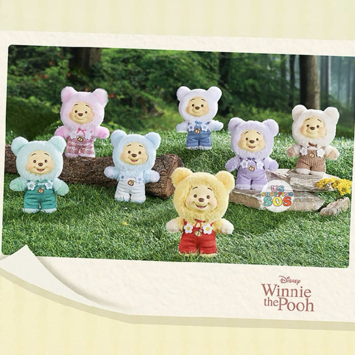 TOPTOY - Disney Winnie the Pooh Fluffy Candy Bear Figure Series Mystery Blind Box