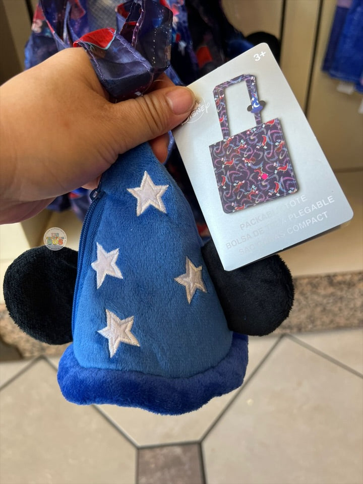 WDW - Fantasia Sorcerer Mickey - Packable Tote Bag with Pouch