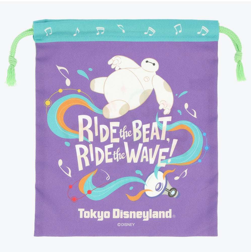 TDR - 2026 Baymax "Ride the Beat, Ride the Wave! x Drawsting Bag (Release Date: Jul 1, 2026)