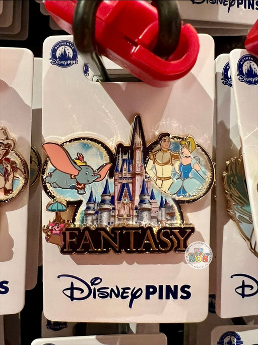 DLR/WDW - Mickey Ear Cinderella Castle FANTASY Pin