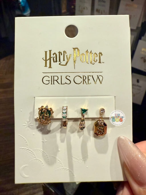 Universal Studios - The Wizarding World of Harry Potter - Girls Crew Slytherin House Earring Set