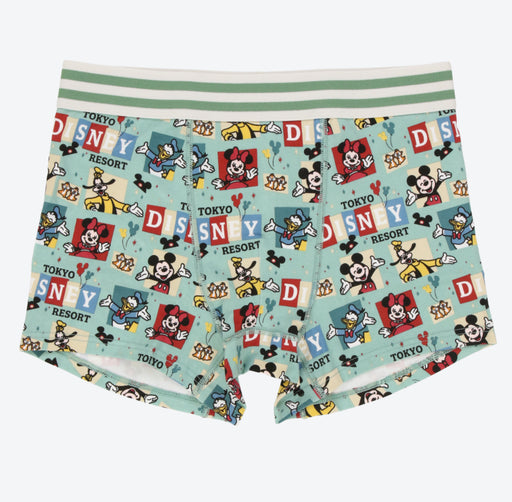 TDR - "Let's go to Tokyo Disney Resort" Collection x Mickey & Friends Boxer Shorts for Adults (Release Date: April 25)