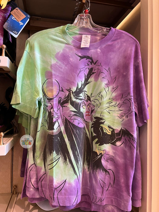 DLR/WDW Disney Villains Halloween 2025 Maleficent Tie-Dye Shirt (Adults)