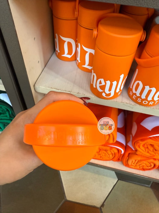 DLR/WDW - Logo Mania 2026 Park Hopper - Bright Orange Park Logo Mini Stainless Steel Tumbler