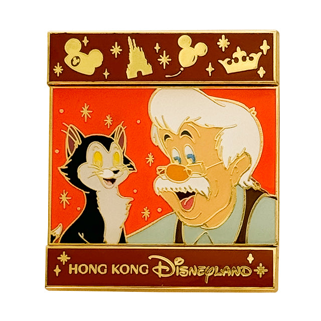 HKDL - Flipping Slide Collection - Pinocchio Limited Edition 500 Pin