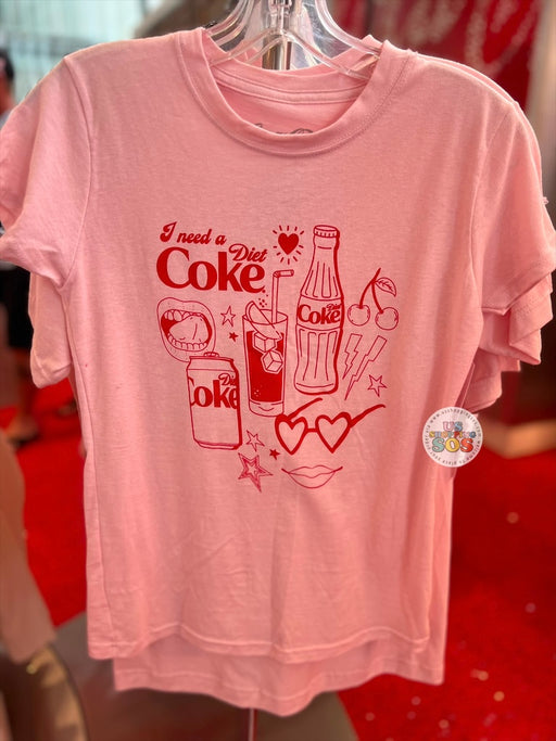 DLR/WDW - Coca Cola Cherry Pink 2026 - Diet Coke T-shirt (Adult)