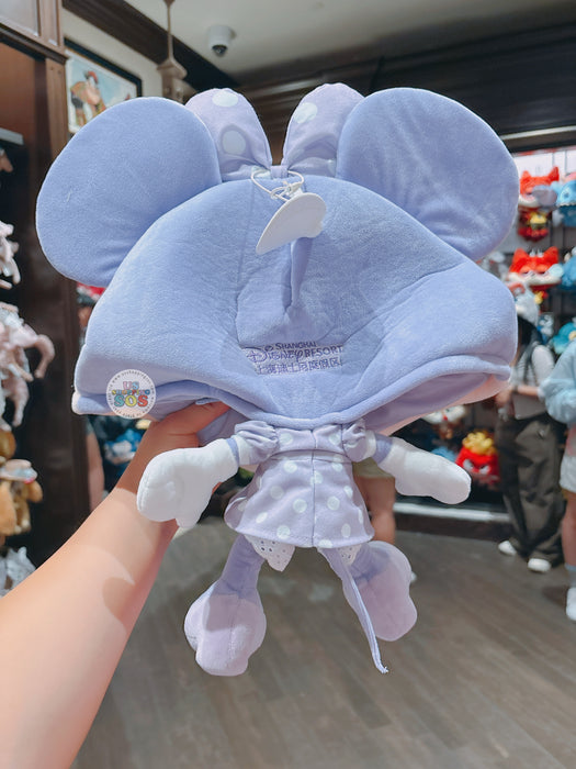 SHDL  - Big Head Plush Hat - Minnie Mouse (Color: Purple)