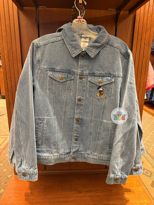 DLR/WDW - Classic Mickey Park Logo Denim Jacket (Adult)