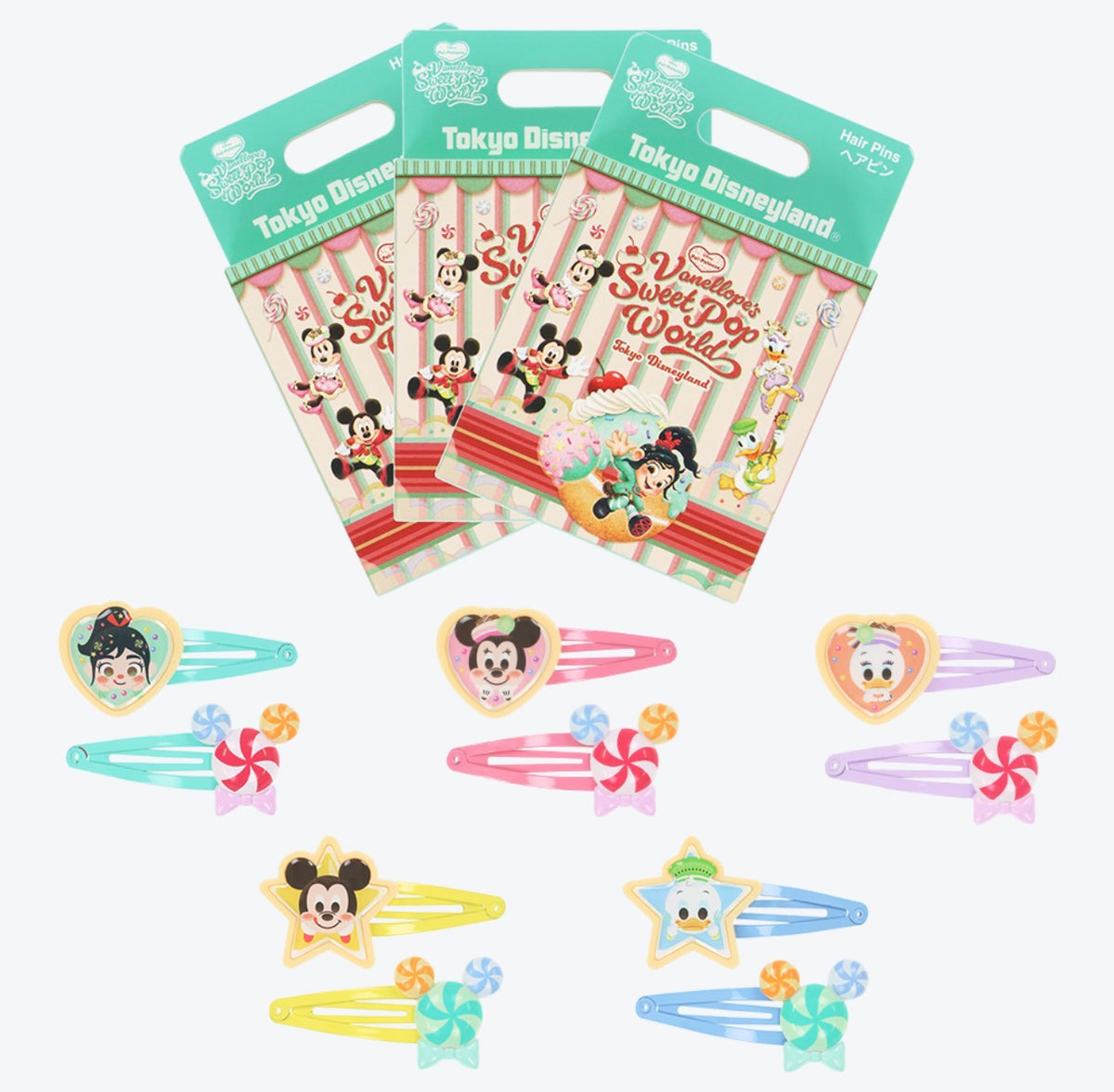 TDR - 2026 Vanellope Sweet Pop World Collection x Hair Pins