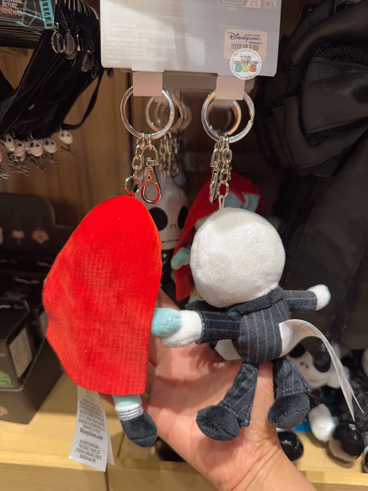 HKDL - 2026 Disney Halloween -The Nightmare Before Christmas x Jack Skellington & Sally Plush Keychains Set of 2