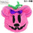 Japan Exclusive -Disney Halloween Minnie Mouse Pumpkin Head Shaped Die-Cut Drawstring Bag & Snack Set