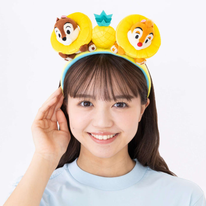 TDR - 2026 Mickey & Friends "Hello Hello Summer!!" Collection x Chip & Dale "Peeking Out from a Pineapple" Headband (Release Date: Jun 11, 2026)