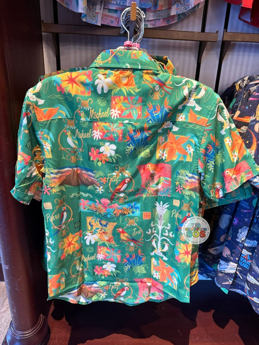 DLR/WDW - RSVLTS Walt Disney's Enchanted Tiki Room All-Over-Print Button-Up Shirt (Adult)