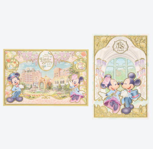 TDR - Fantasy Springs “Tokyo DisneySea Fantasy Springs Hotel” Collection x Mickey & Minnie Mouse Assorted Post Cards Set