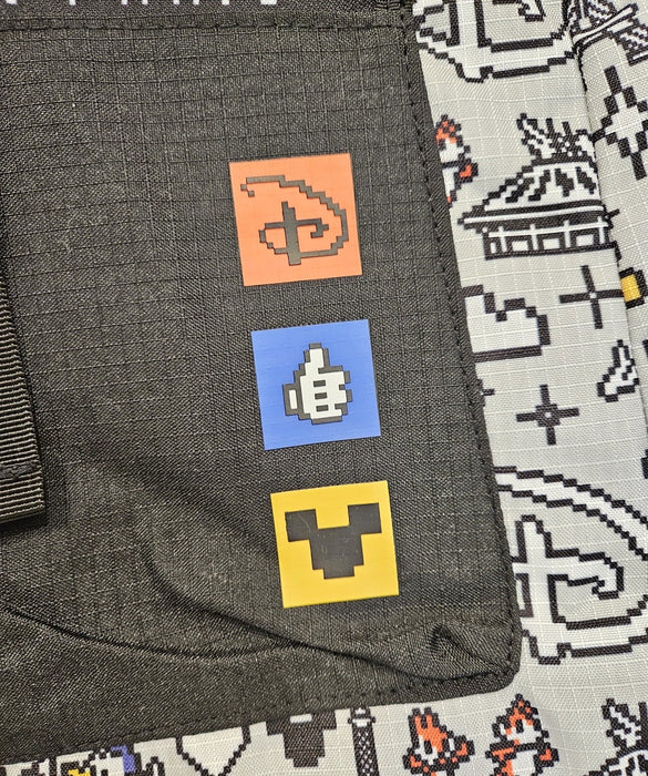 DLP - Mickey Mouse & Donald Duck Pixel Art Backpack