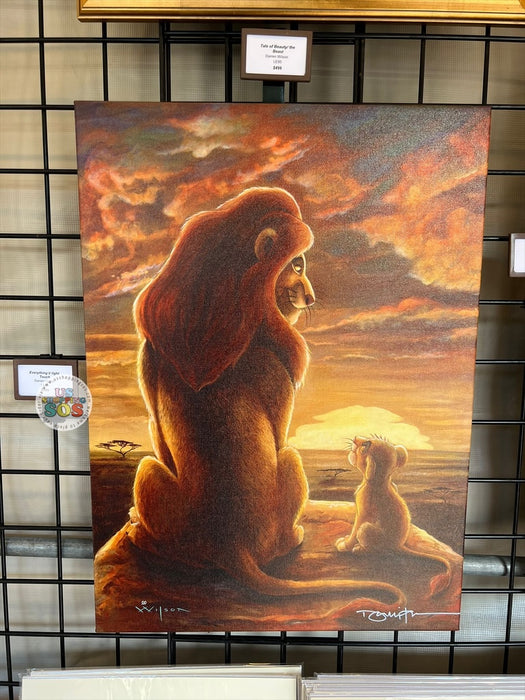 DLR/WDW - Disney Art 2026 - The Lion King “Everything the Light Touch” by Darren Wilson
